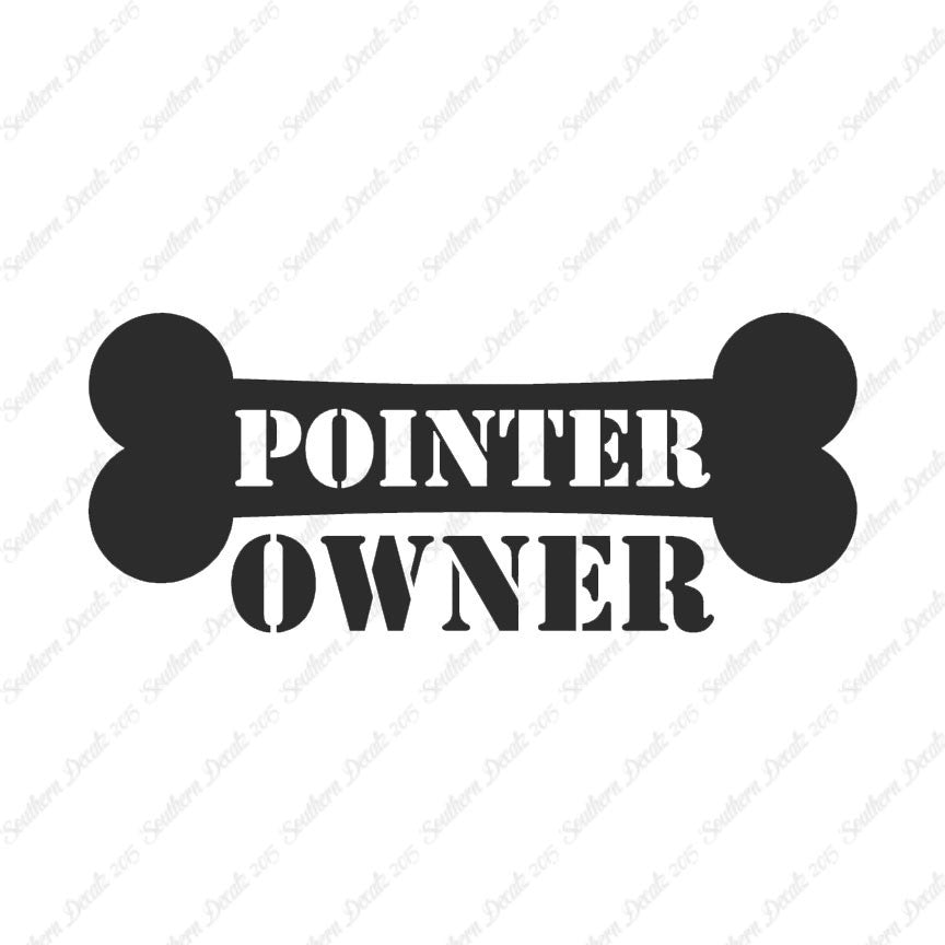 Pointer Dog Owner Bone
