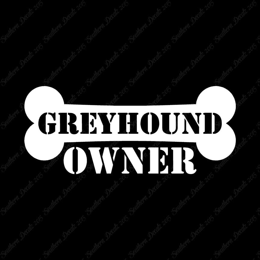 Greyhound Dog Owner Bone