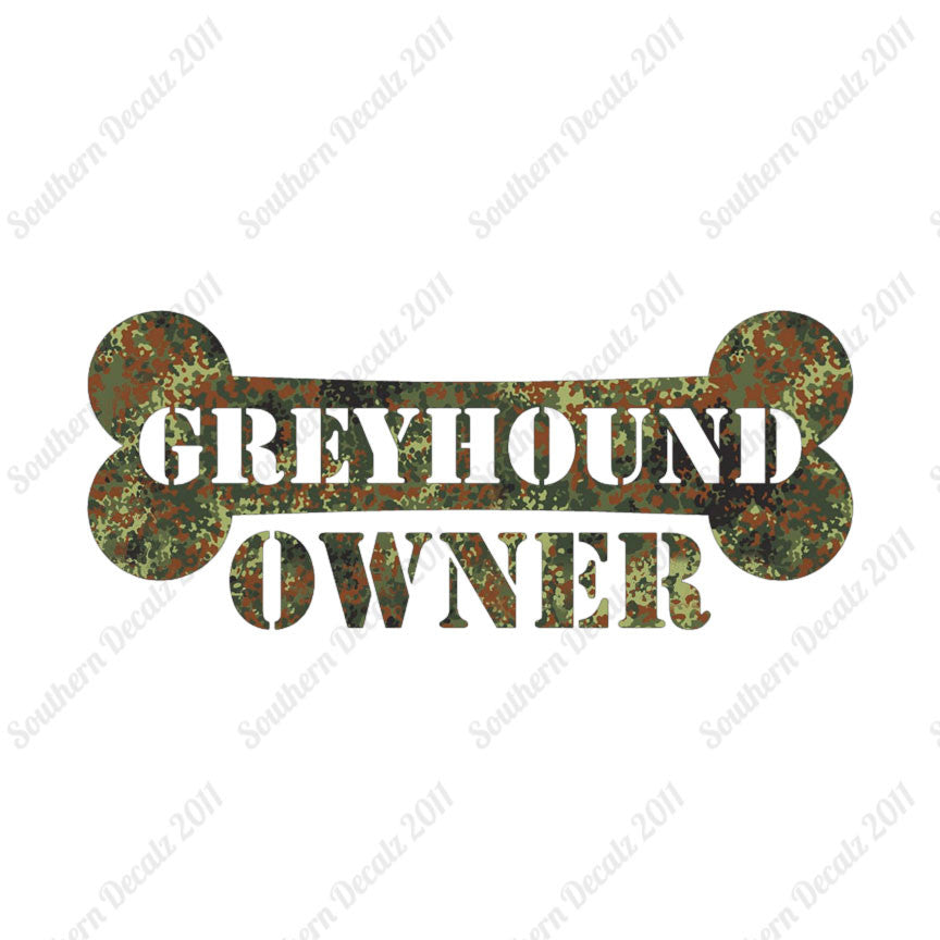 Greyhound Dog Owner Bone