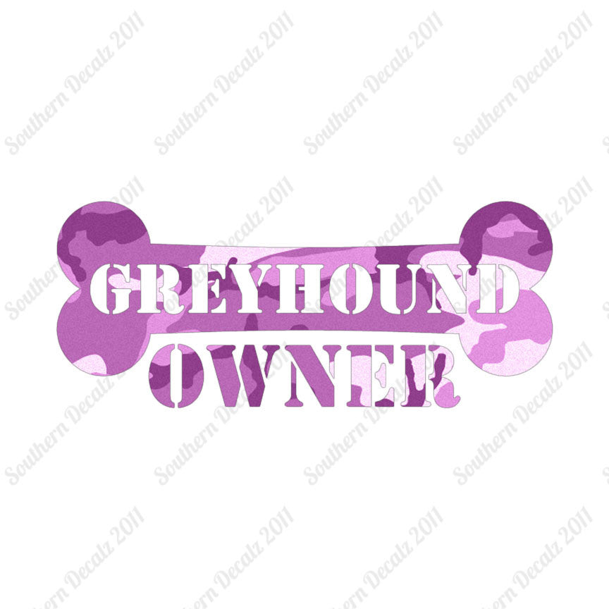 Greyhound Dog Owner Bone