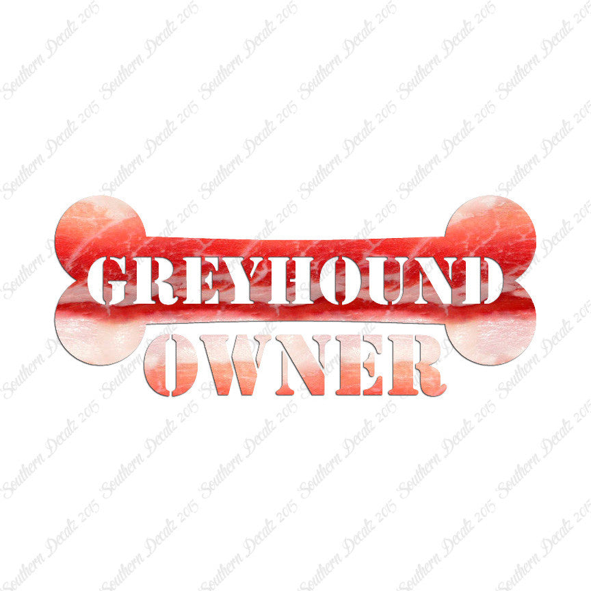 Greyhound Dog Owner Bone