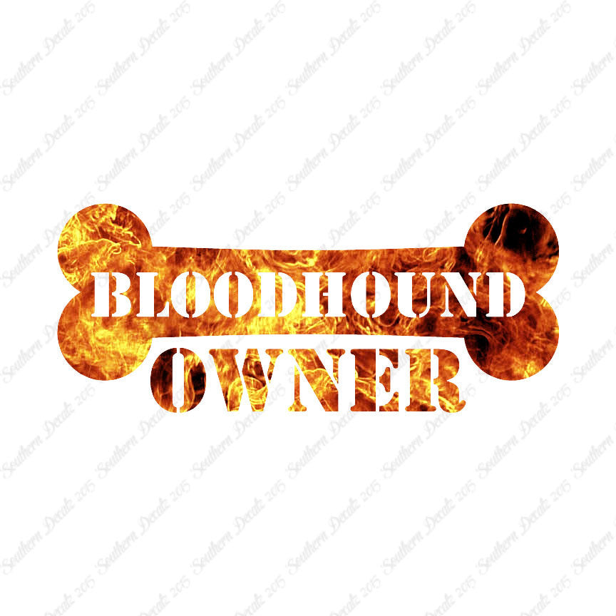 Bloodhound Dog Owner Bone