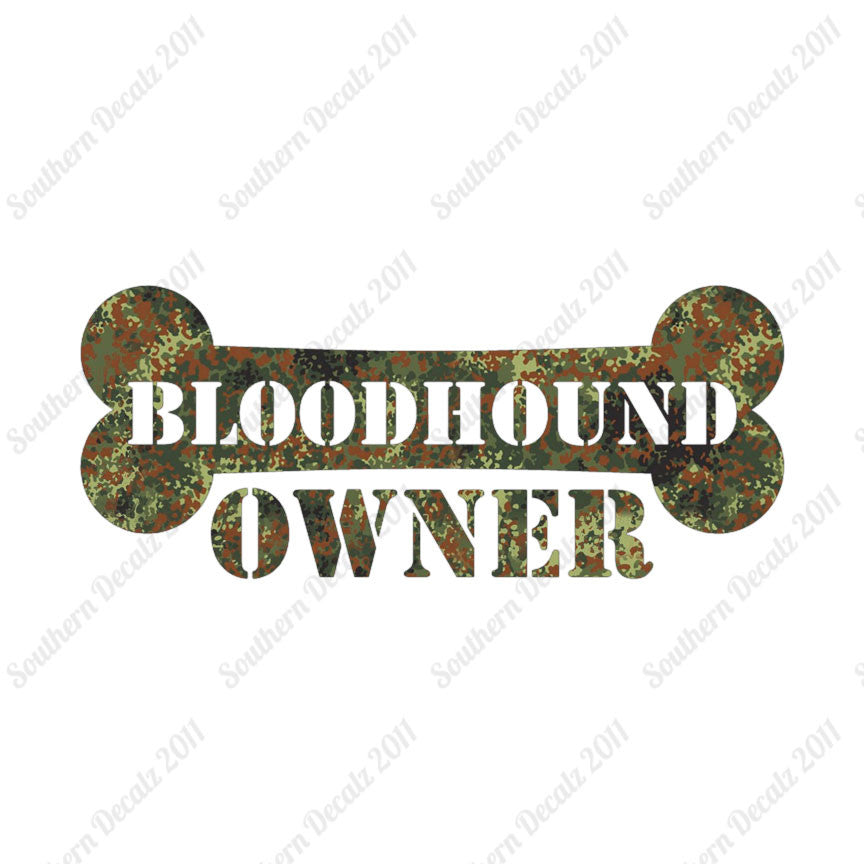 Bloodhound Dog Owner Bone