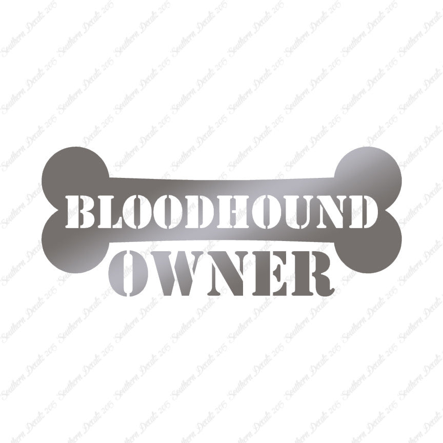 Bloodhound Dog Owner Bone