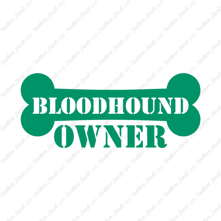 Bloodhound Dog Owner Bone