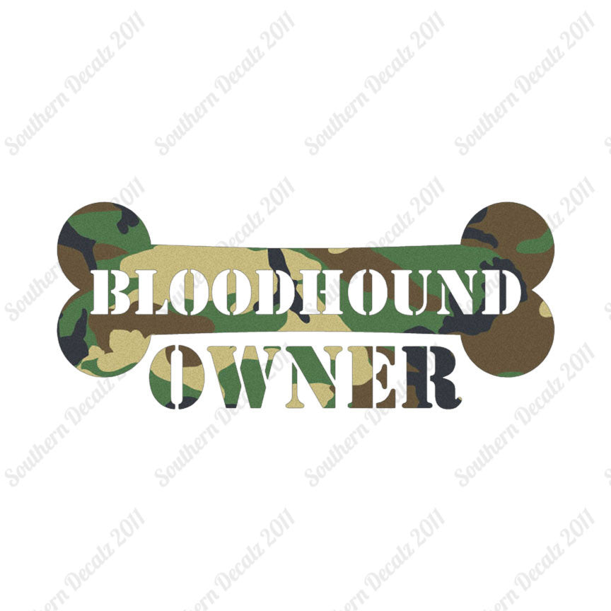Bloodhound Dog Owner Bone