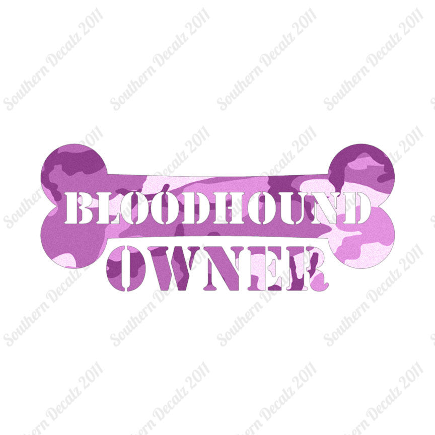 Bloodhound Dog Owner Bone
