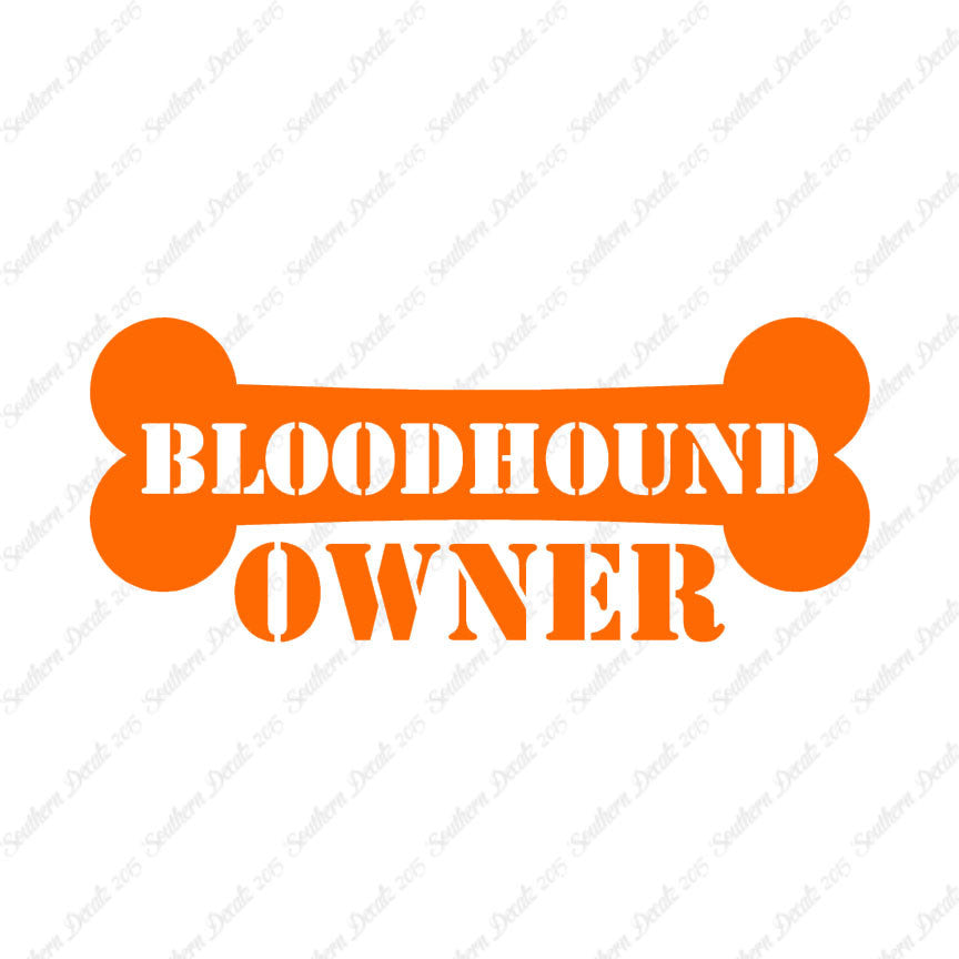 Bloodhound Dog Owner Bone