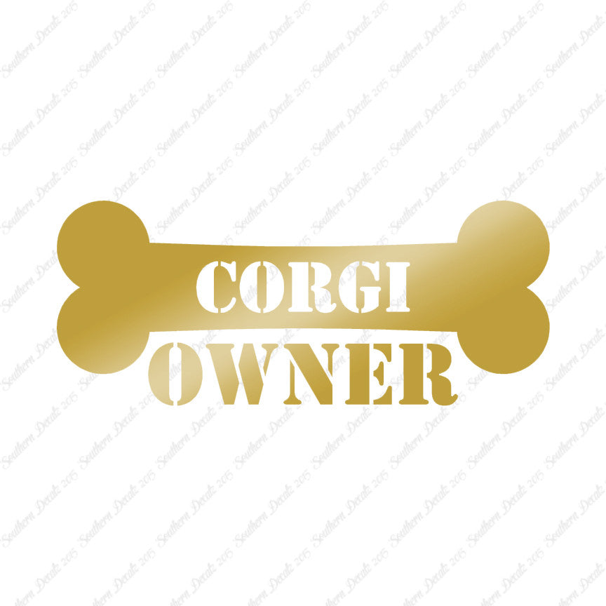 Corgi Dog Owner Bone