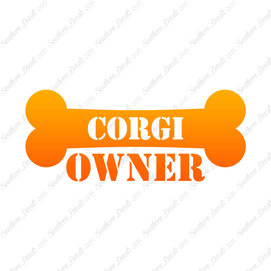 Corgi Dog Owner Bone