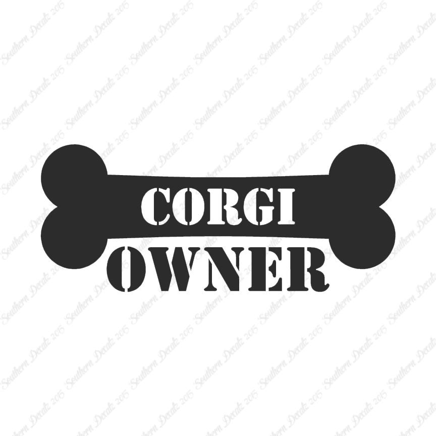 Corgi Dog Owner Bone