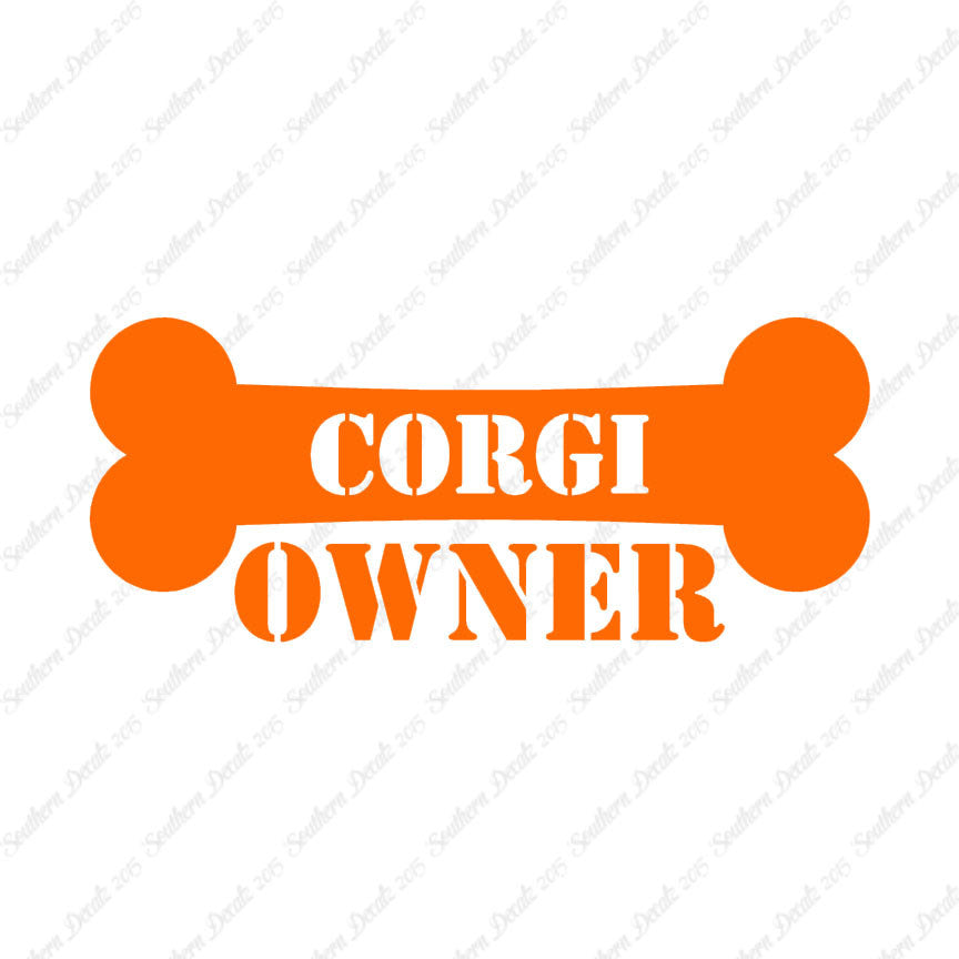 Corgi Dog Owner Bone