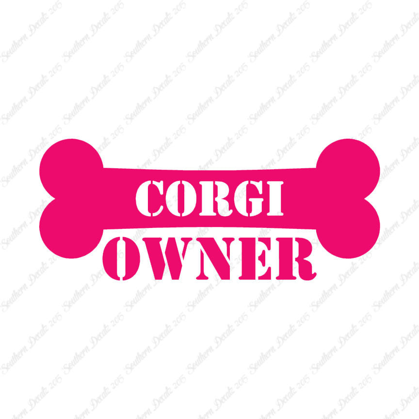Corgi Dog Owner Bone