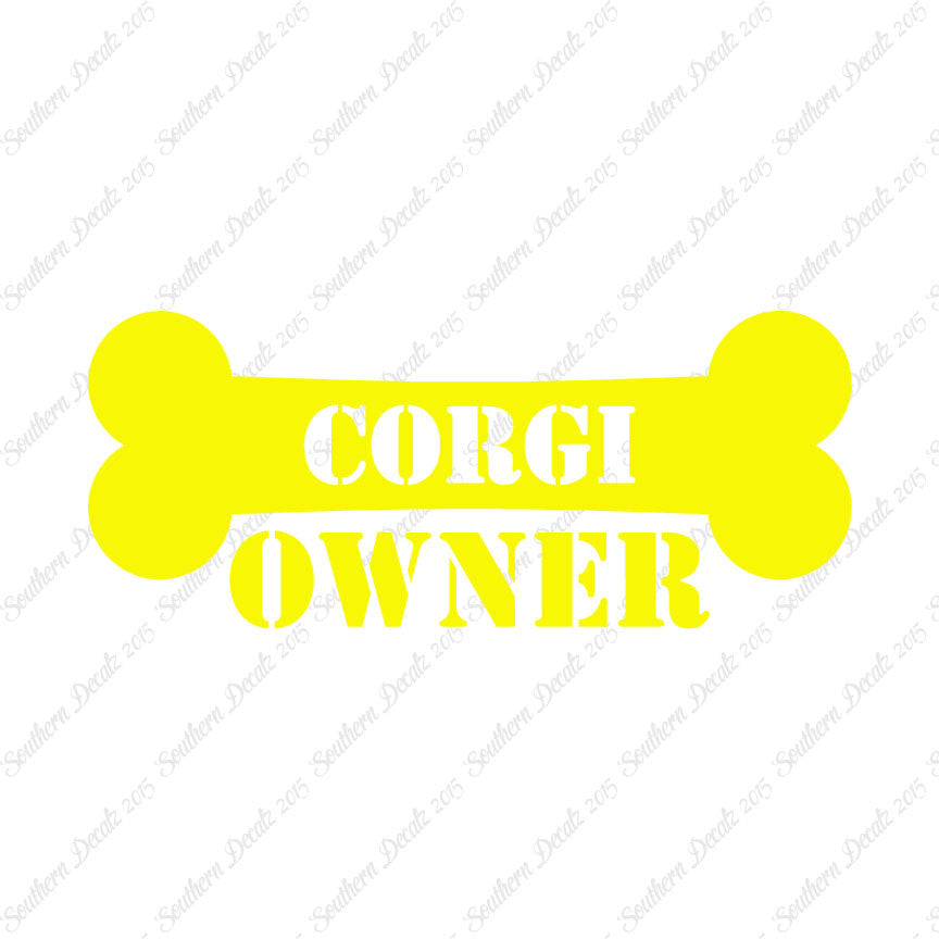 Corgi Dog Owner Bone