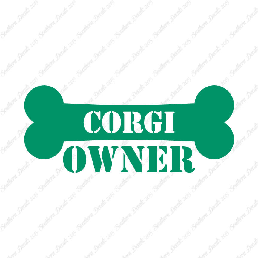 Corgi Dog Owner Bone