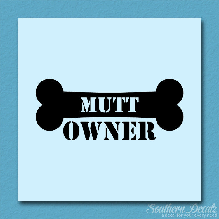 Mutt Dog Owner Bone