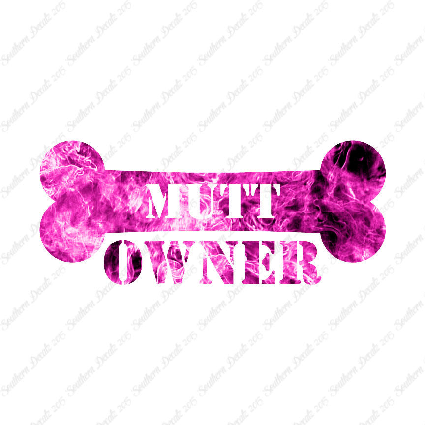 Mutt Dog Owner Bone