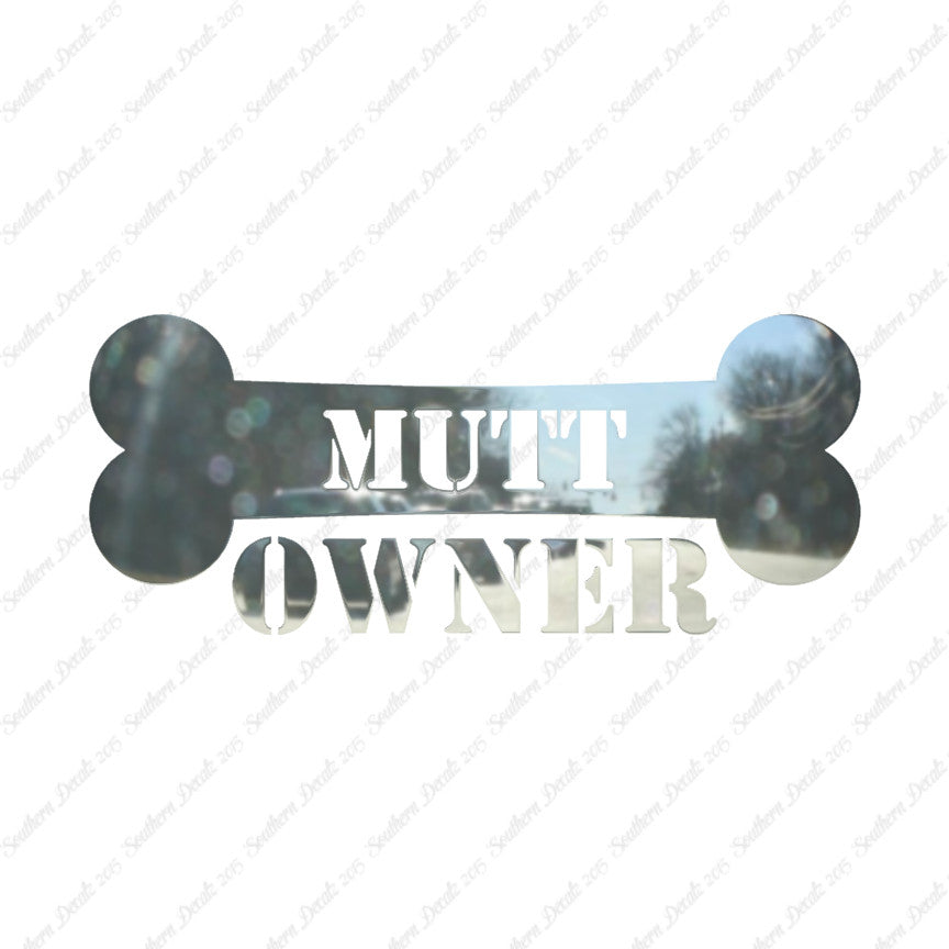 Mutt Dog Owner Bone