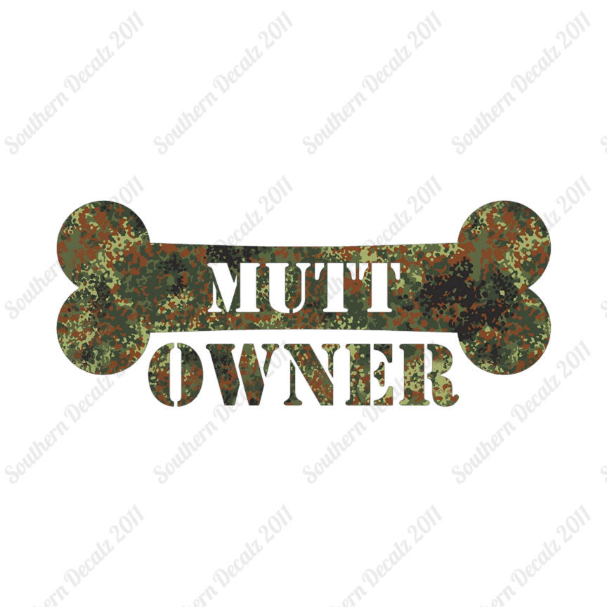 Mutt Dog Owner Bone