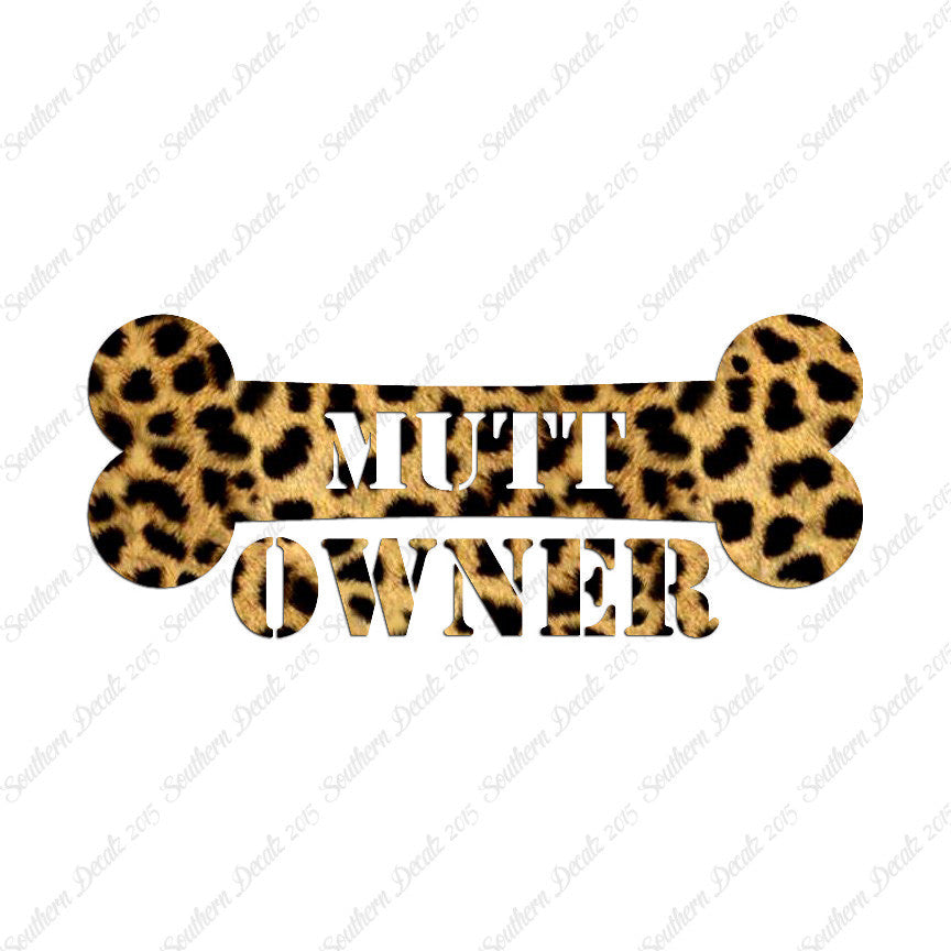 Mutt Dog Owner Bone