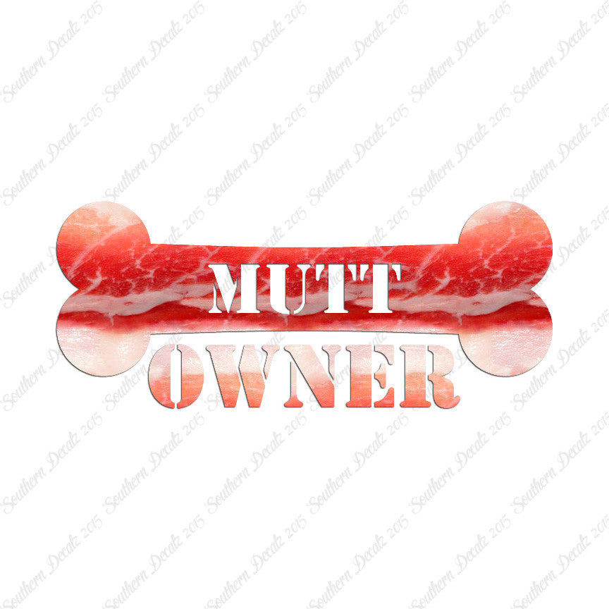 Mutt Dog Owner Bone