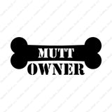 Mutt Dog Owner Bone