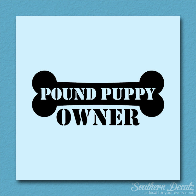 Pound Puppy Dog Owner Bone