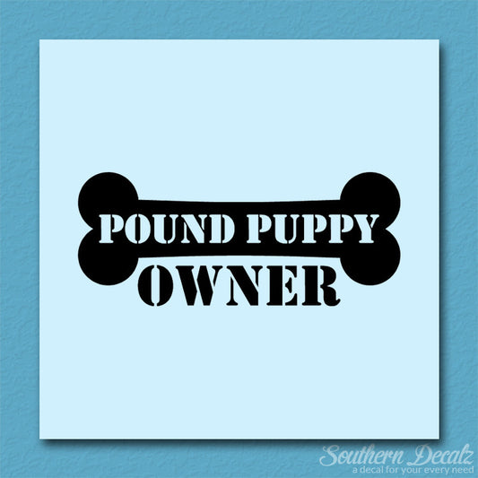 Pound Puppy Dog Owner Bone