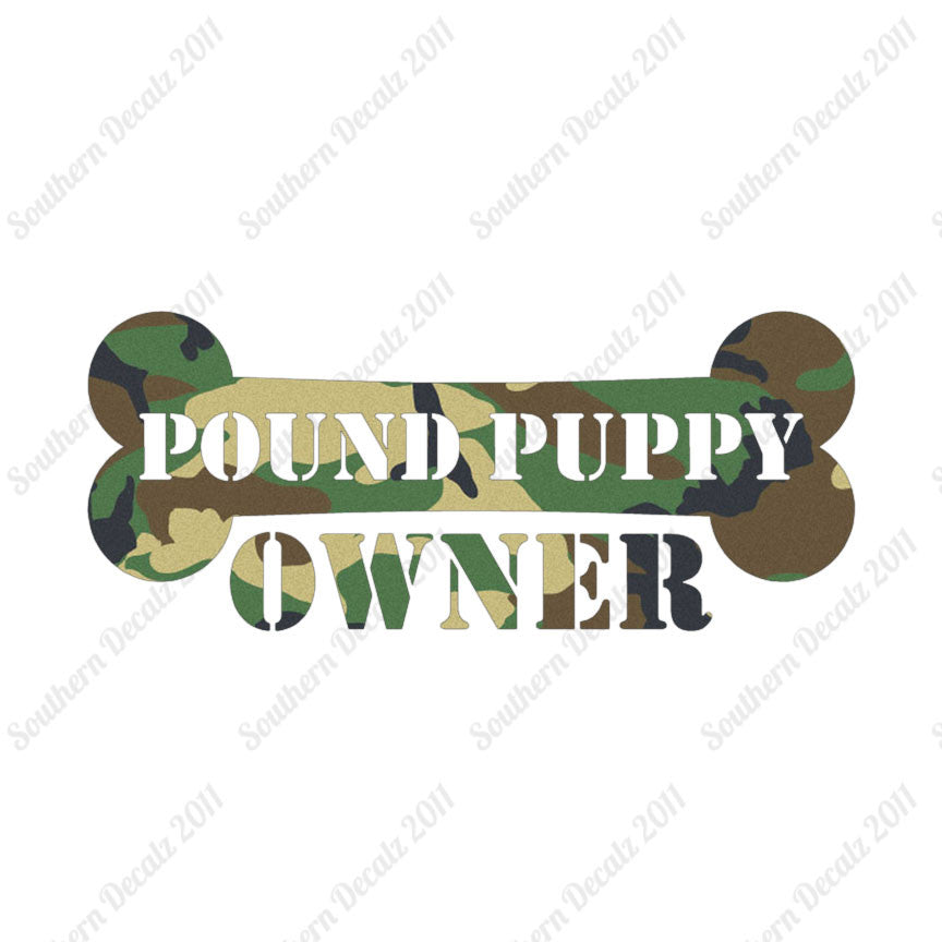 Pound Puppy Dog Owner Bone