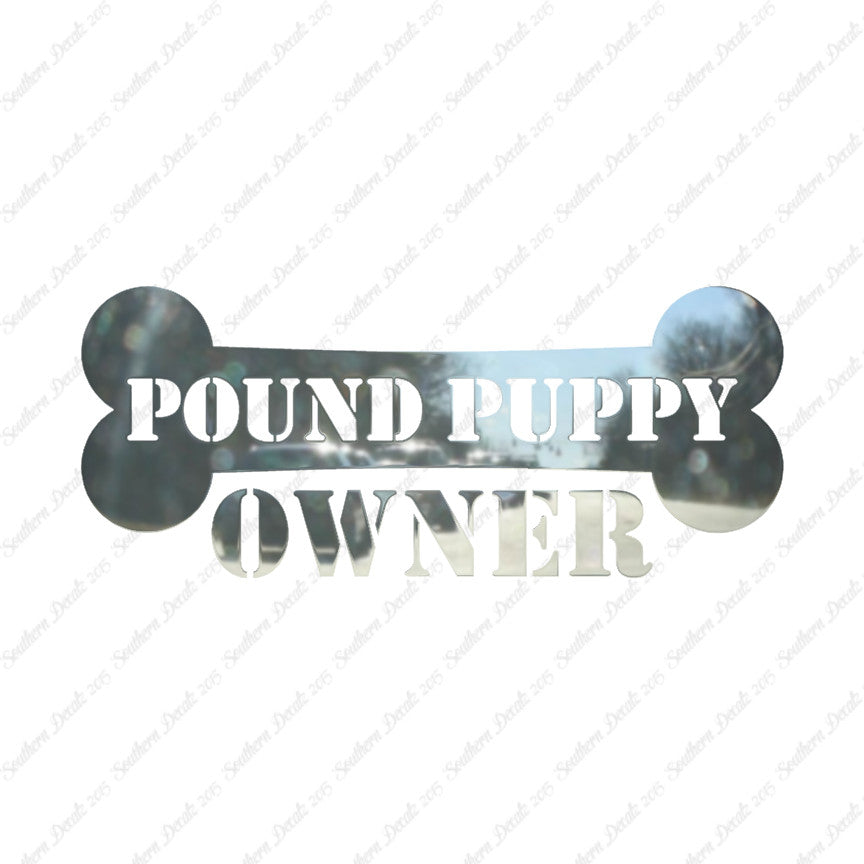 Pound Puppy Dog Owner Bone