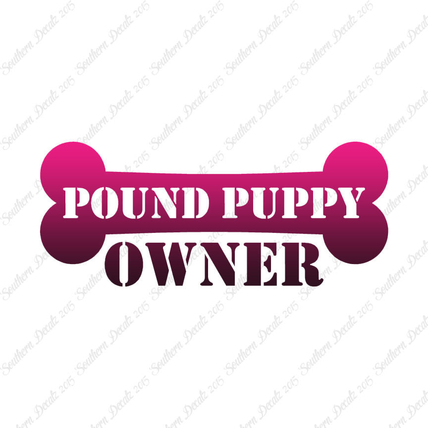 Pound Puppy Dog Owner Bone