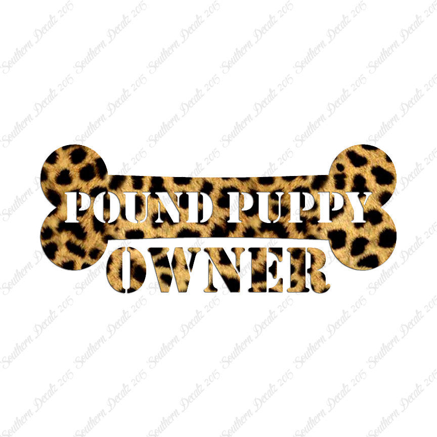 Pound Puppy Dog Owner Bone