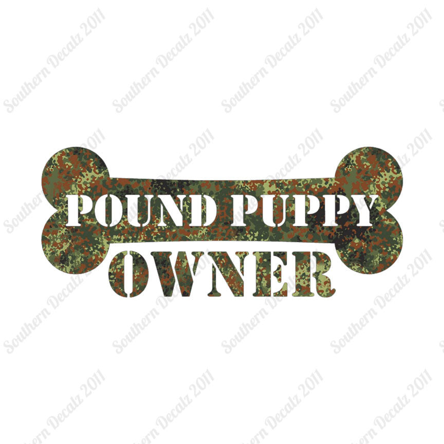 Pound Puppy Dog Owner Bone