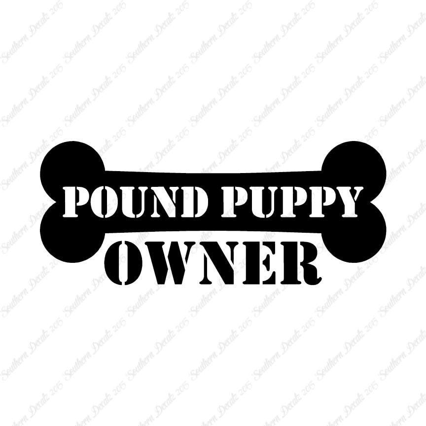 Pound Puppy Dog Owner Bone