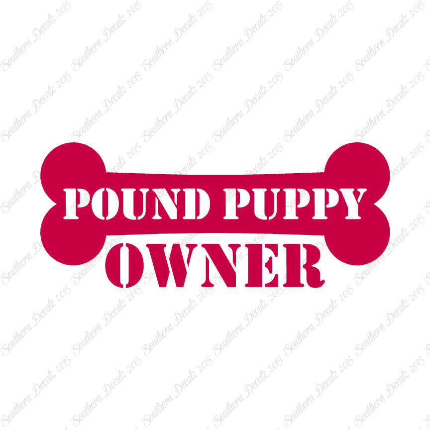 Pound Puppy Dog Owner Bone