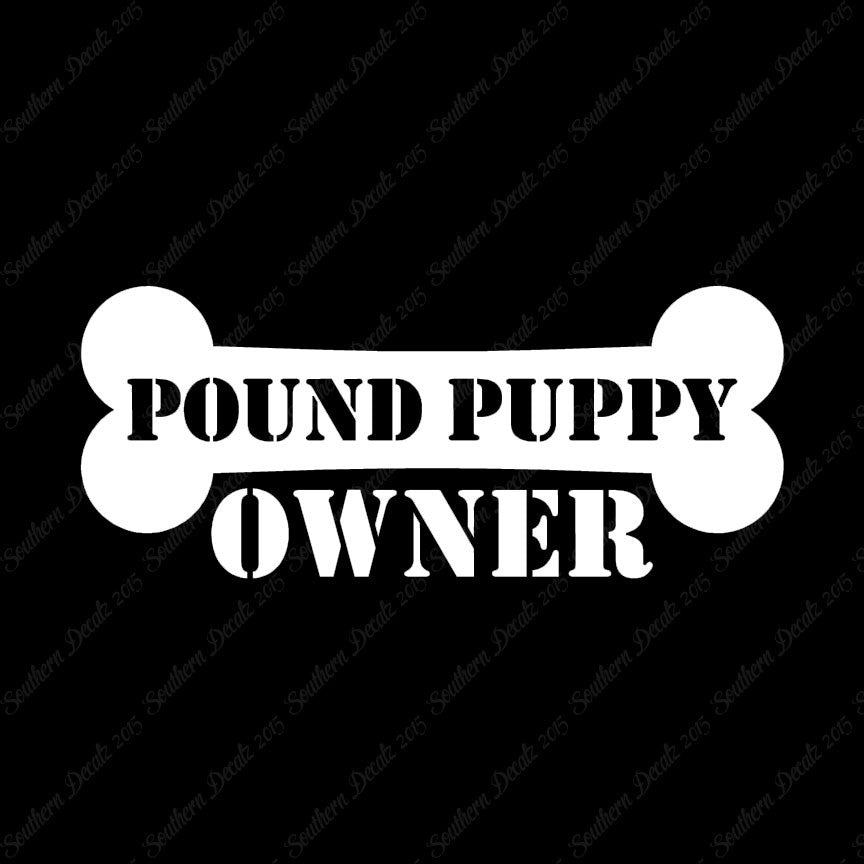 Pound Puppy Dog Owner Bone