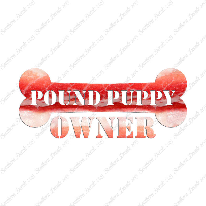 Pound Puppy Dog Owner Bone