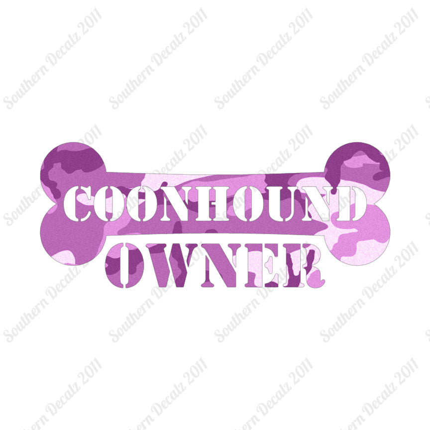 Coon Hound Dog Owner Bone