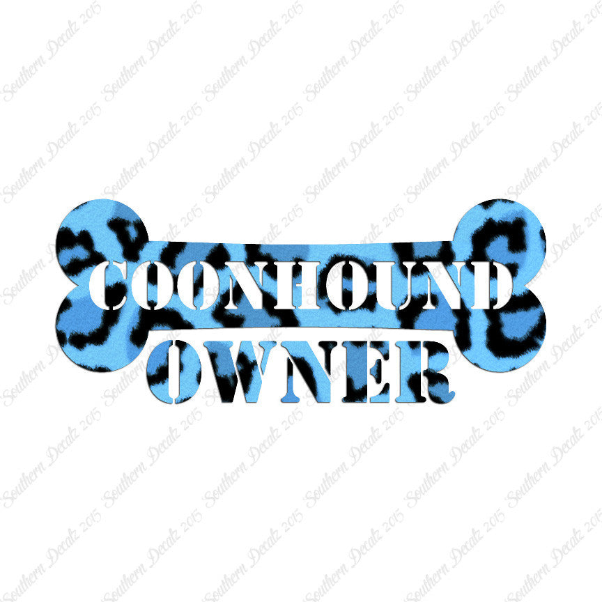 Coon Hound Dog Owner Bone