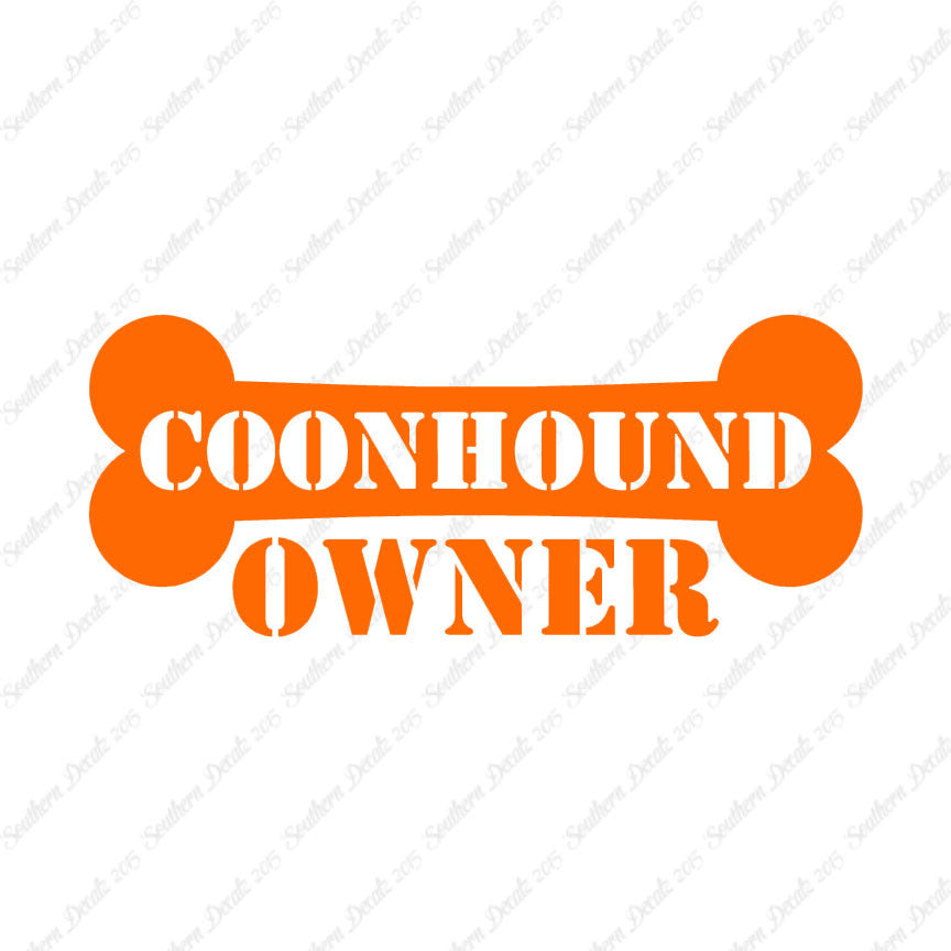 Coon Hound Dog Owner Bone