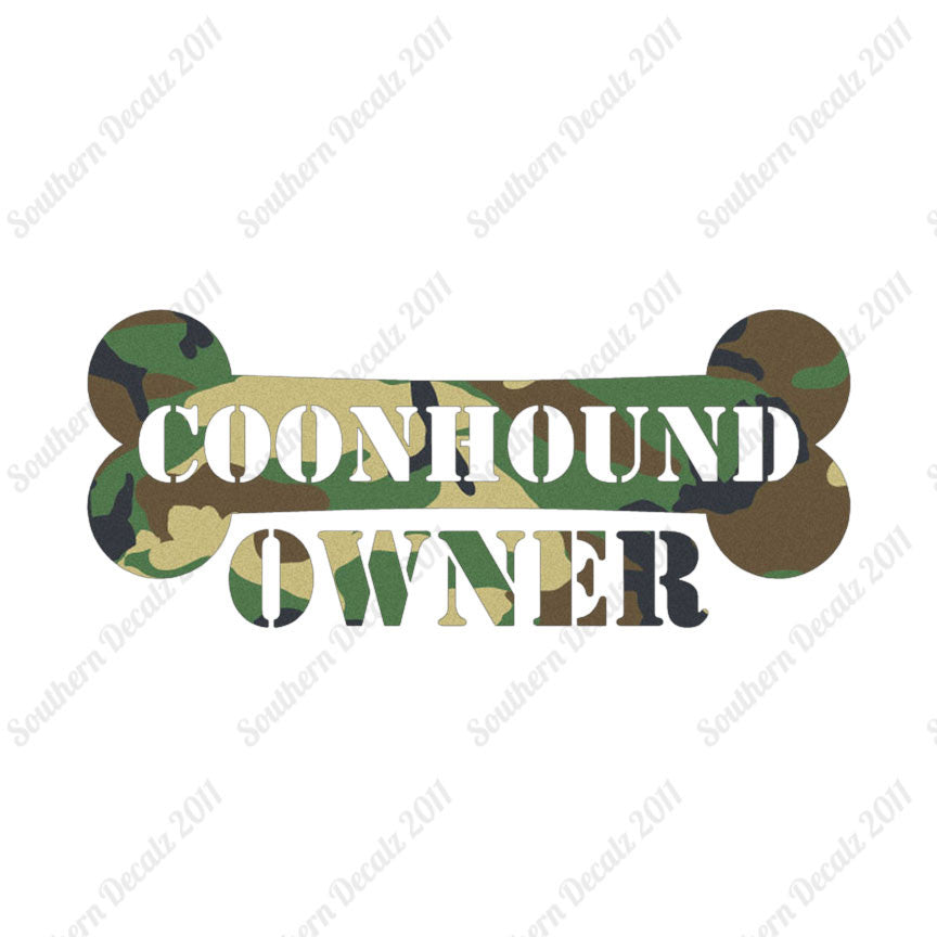 Coon Hound Dog Owner Bone