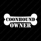 Coon Hound Dog Owner Bone