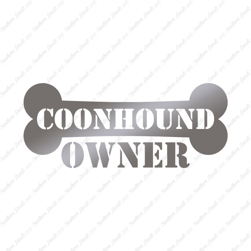 Coon Hound Dog Owner Bone