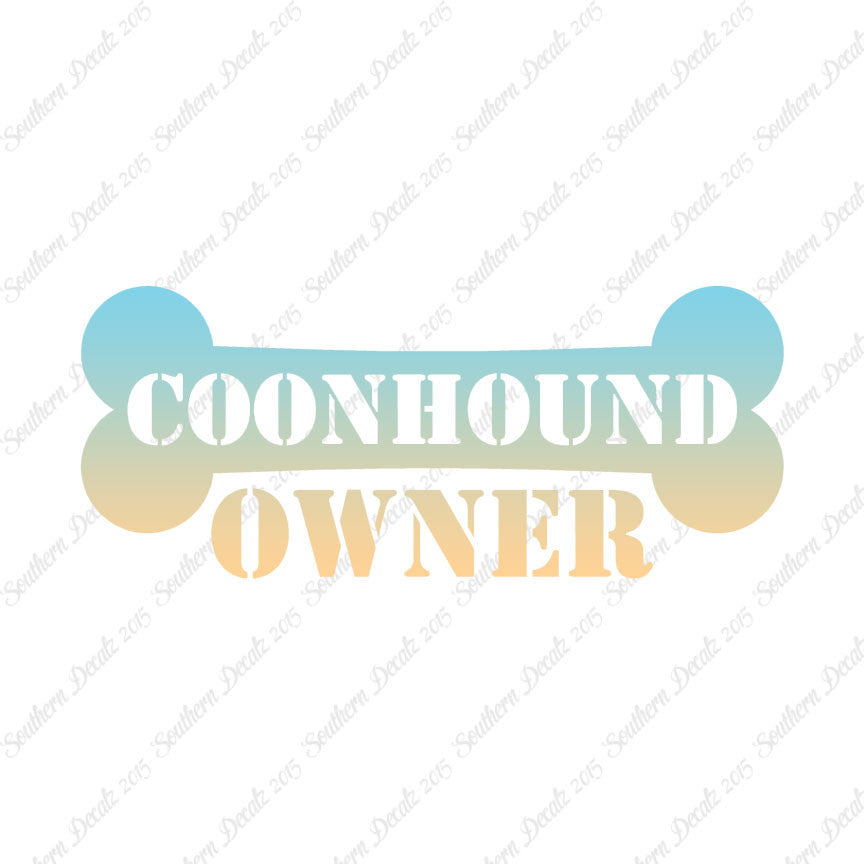 Coon Hound Dog Owner Bone