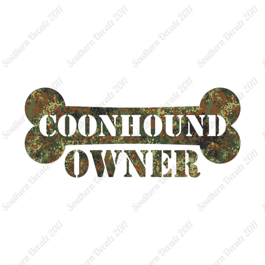 Coon Hound Dog Owner Bone