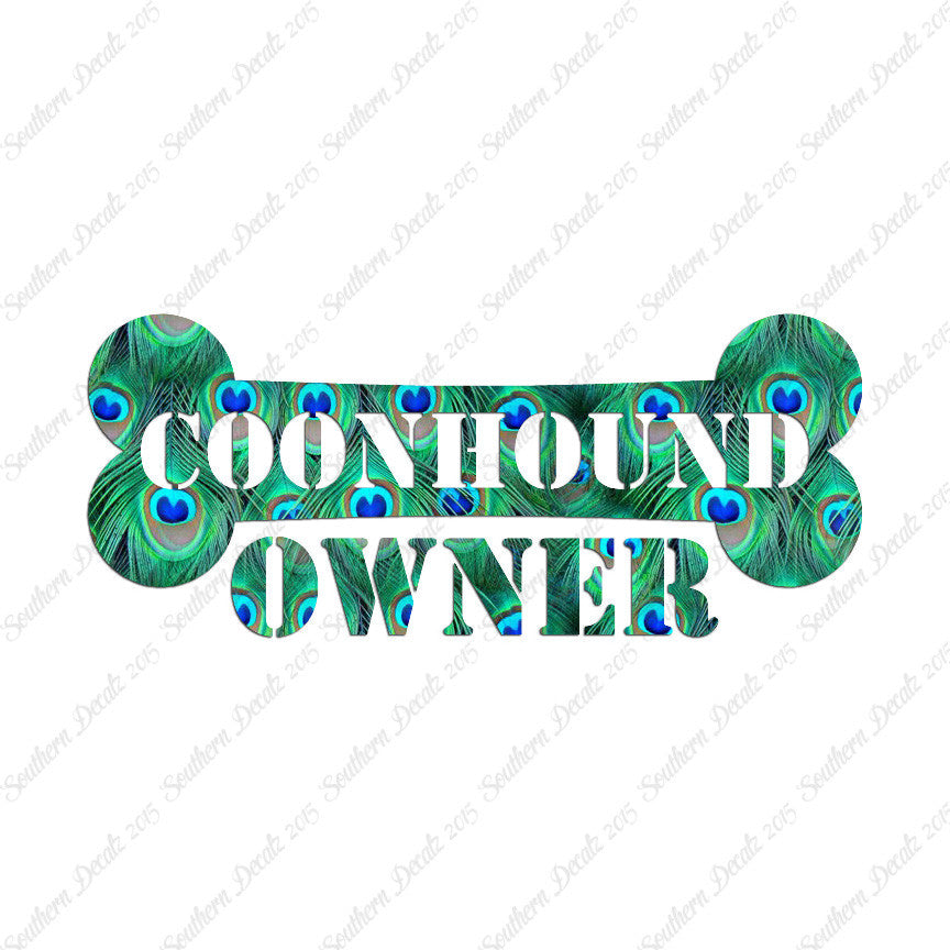 Coon Hound Dog Owner Bone