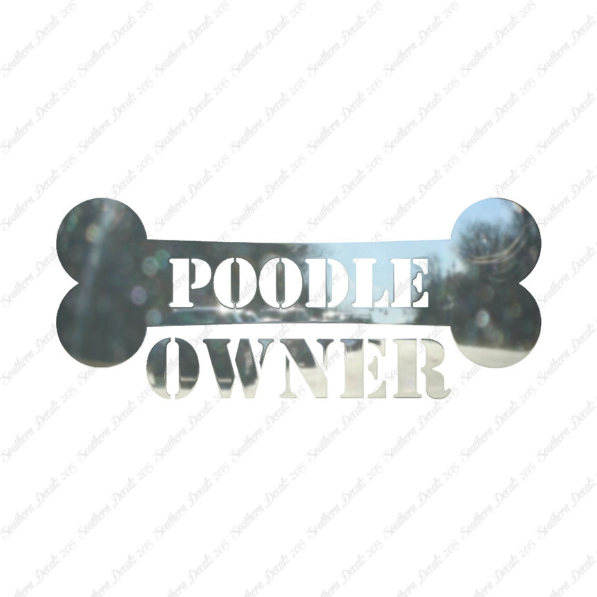 Poodle Dog Owner Bone