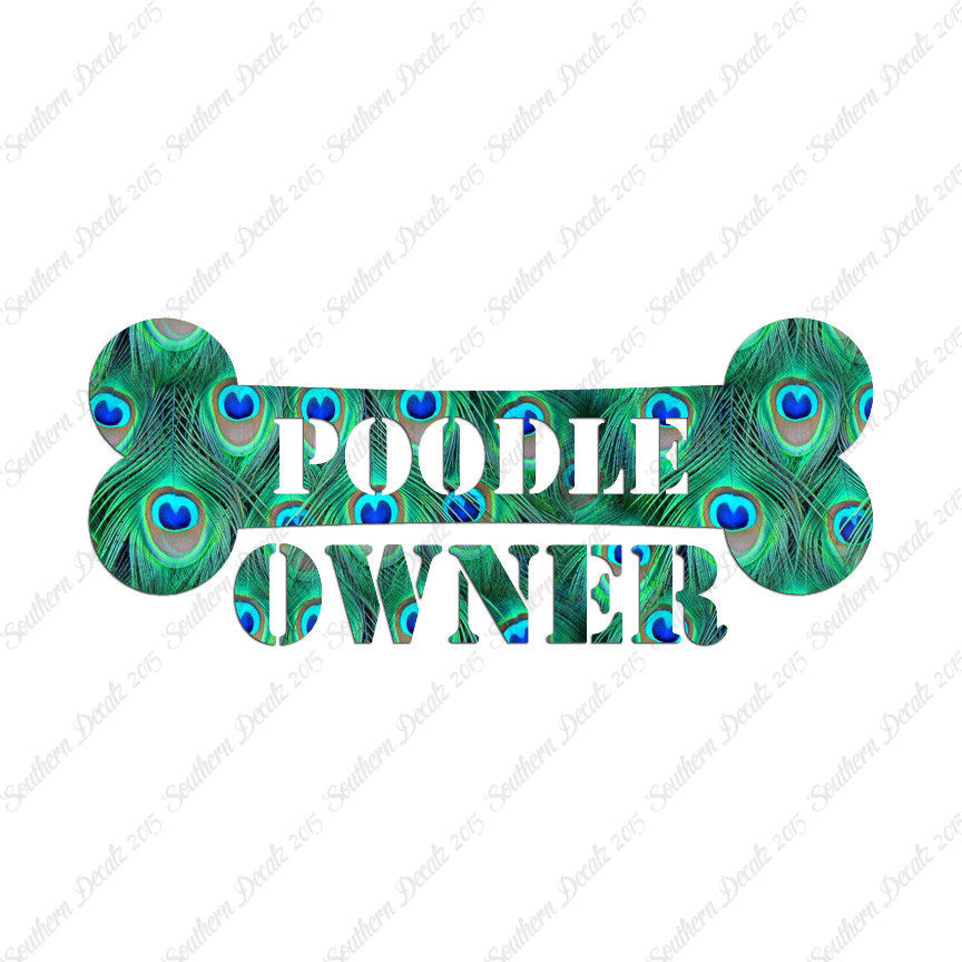 Poodle Dog Owner Bone