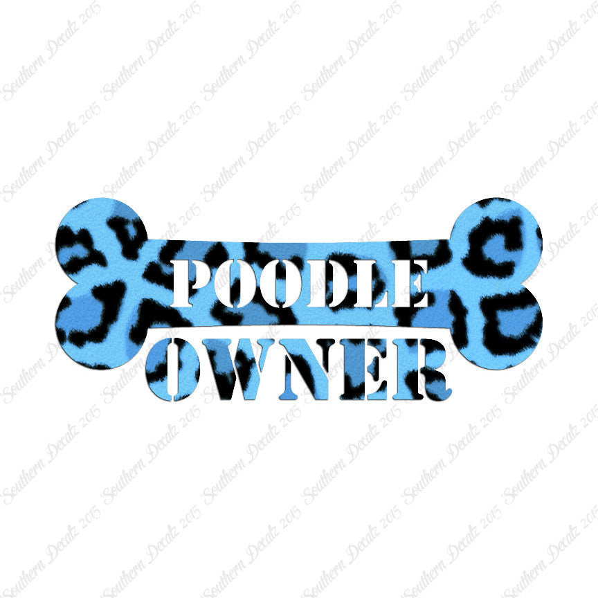 Poodle Dog Owner Bone