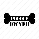 Poodle Dog Owner Bone